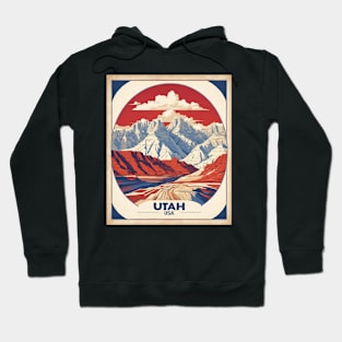 Utah United States of America Tourism Vintage Hoodie